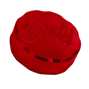 2020-2023 Powerstroke Large Coolant Reservoir Improved Aesthetics Cap (067-ENG-0375)-Engine Caps-Dirty Diesel Customs-067-ENG-0375-RED-Dirty Diesel Customs