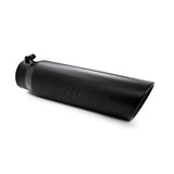4" to 5" 18" Single Wall Angled Exhaust Tip (T5124)-Exhaust Tips-MBRP-T5124BLK-Dirty Diesel Customs