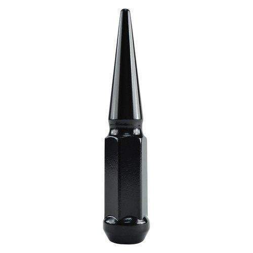 4.4" Spiked Lugz Kit-Spiked Lug Nuts-Metal Lugz-SPIKED-14x1.5-BLK-Dirty Diesel Customs
