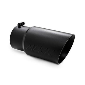 5" to 6" Dual Wall Angled Exhaust Tip (T5074)-Exhaust Tips-MBRP-t5074blk-Dirty Diesel Customs