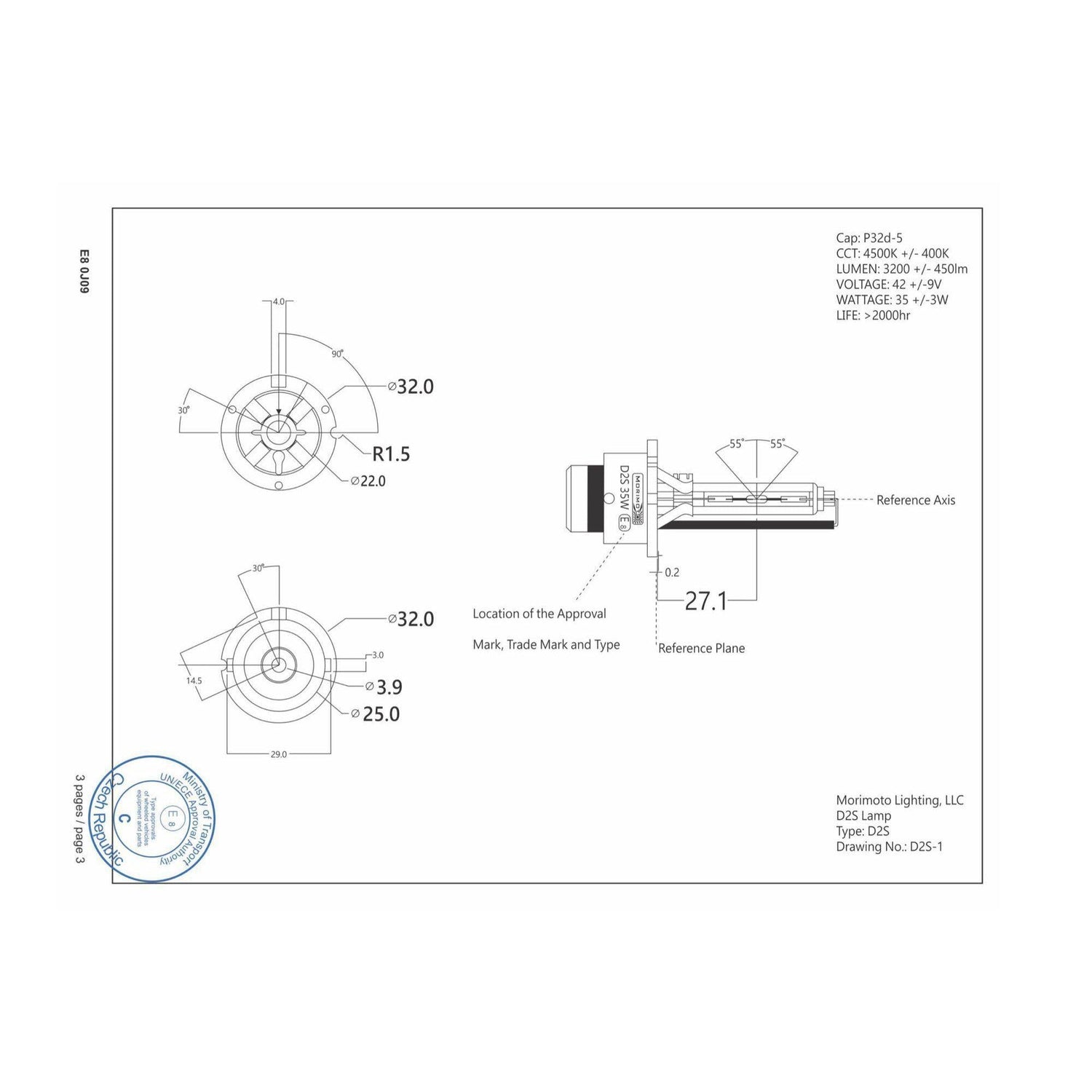 D4S: XB 5K HID Bulbs (MM.N.070)-HID Bulbs-Morimoto-Dirty Diesel Customs