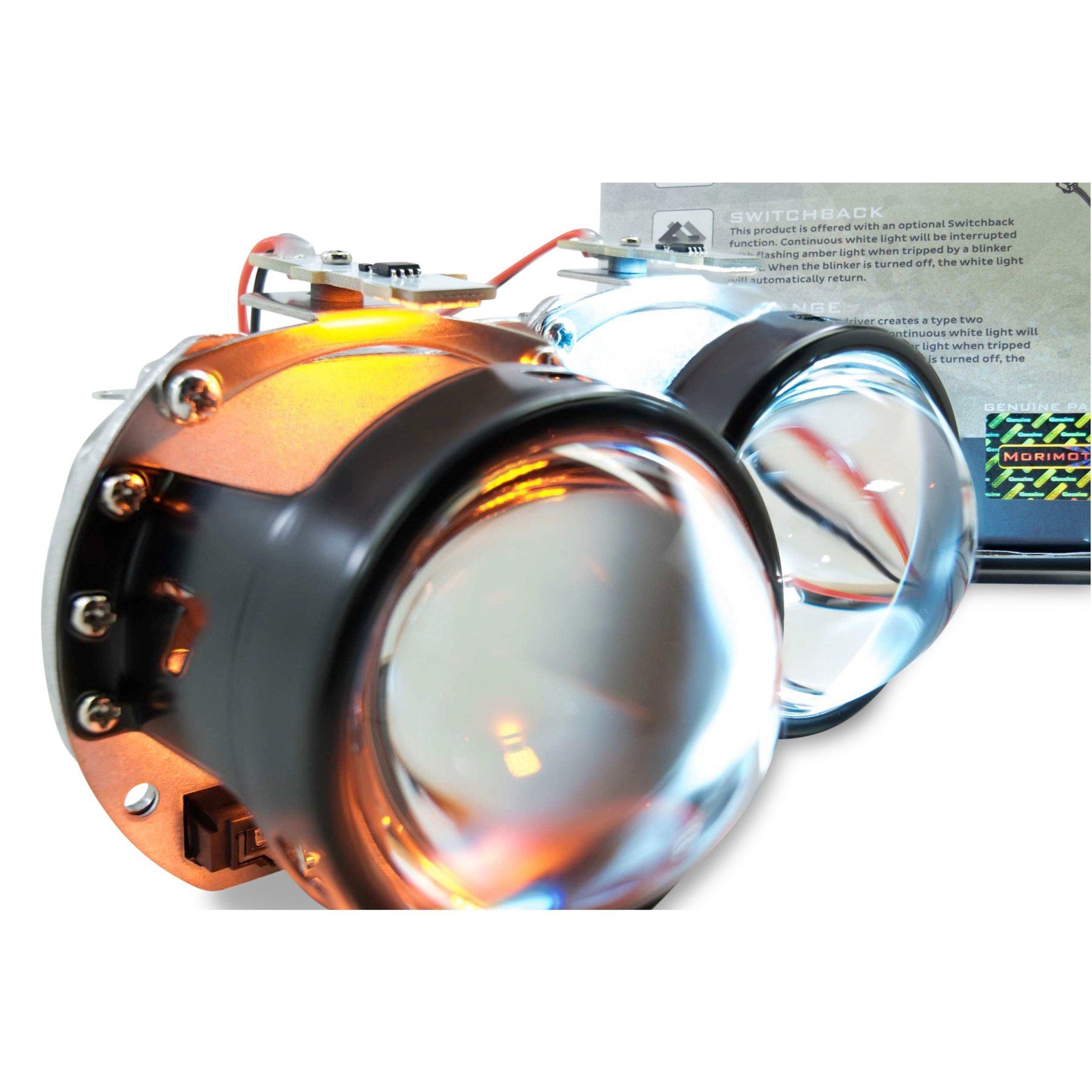 Demon Eye Bracket: Mini H1 (LED130)-Lighting Accessories-Morimoto-LED130-Dirty Diesel Customs