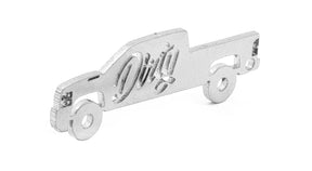 Dirty Duramax Silhouette Keychain (DDC-KEY-A080)-Keychain-Dirty Diesel Customs-Dirty Diesel Customs