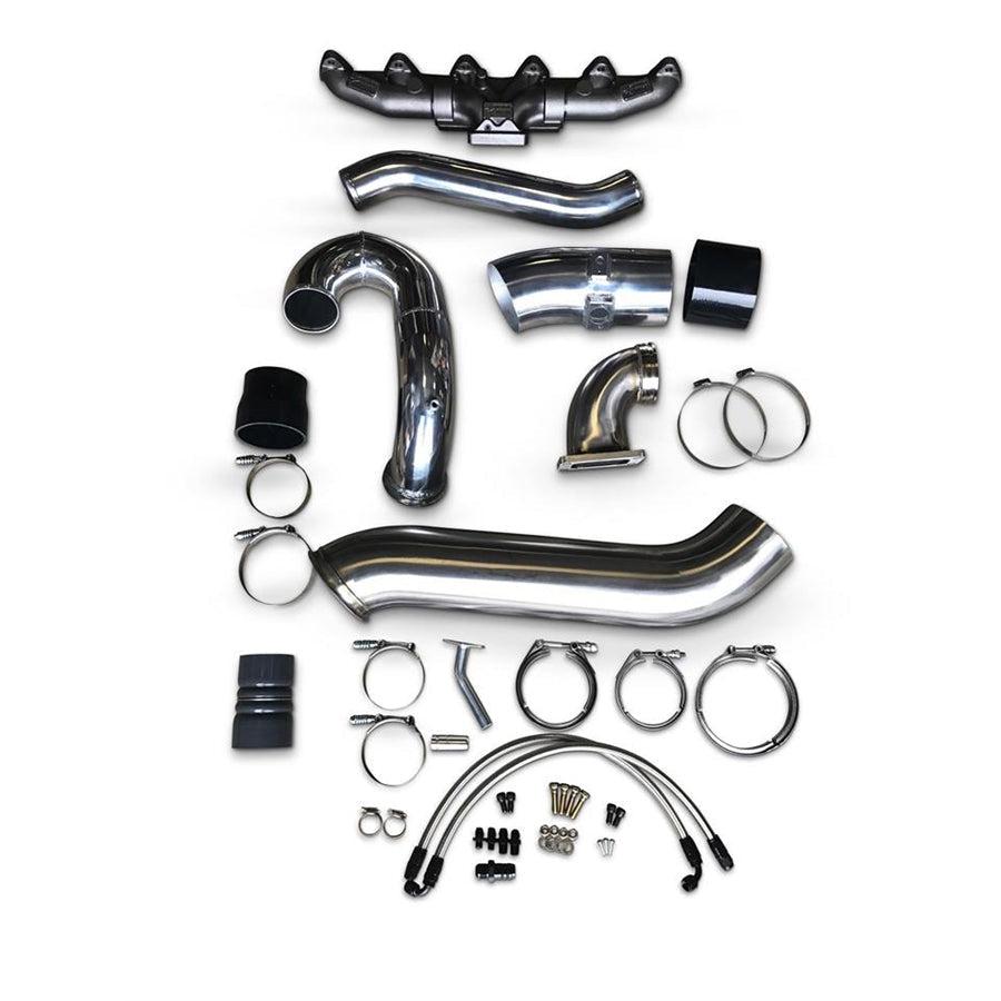 *Discontinued* 2003-2009 Cummins Stainless Steel Compound Turbo Kit (SMED-0503)-Turbo Kit-Smeding Diesel LLC-Dirty Diesel Customs