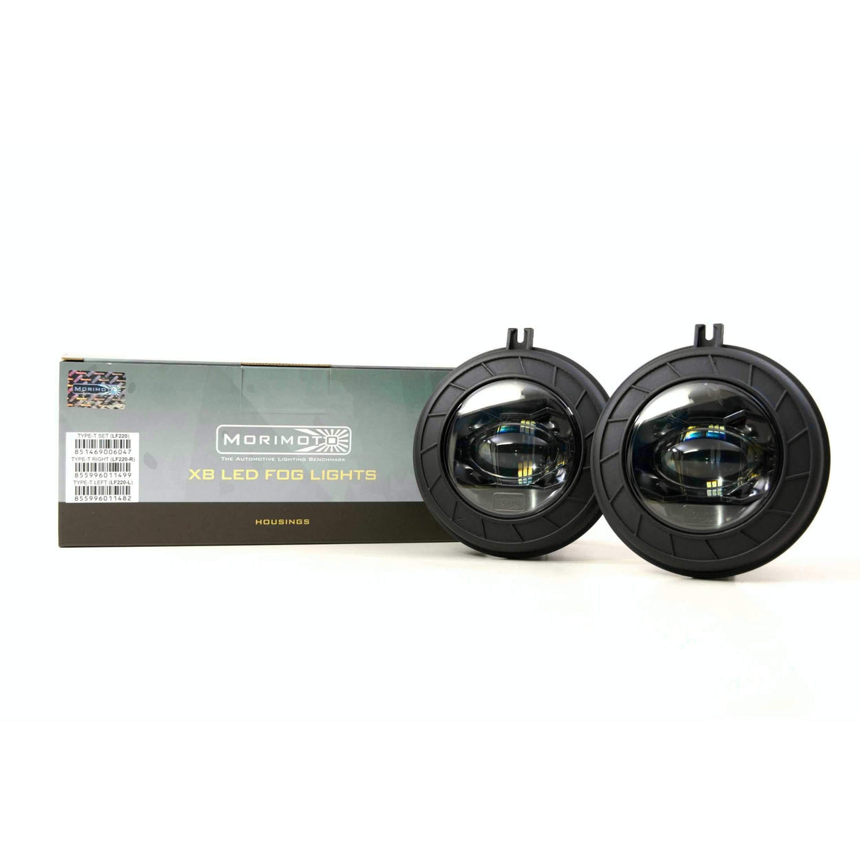 Mopar Universal XB LED Black Fog Lights (LF610-S)-Fog Lights-Morimoto-Dirty Diesel Customs