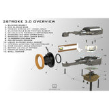 Morimoto 9006 2Stroke 3.0 (Individual) (LED1518)-LED Bulb-Morimoto-Dirty Diesel Customs