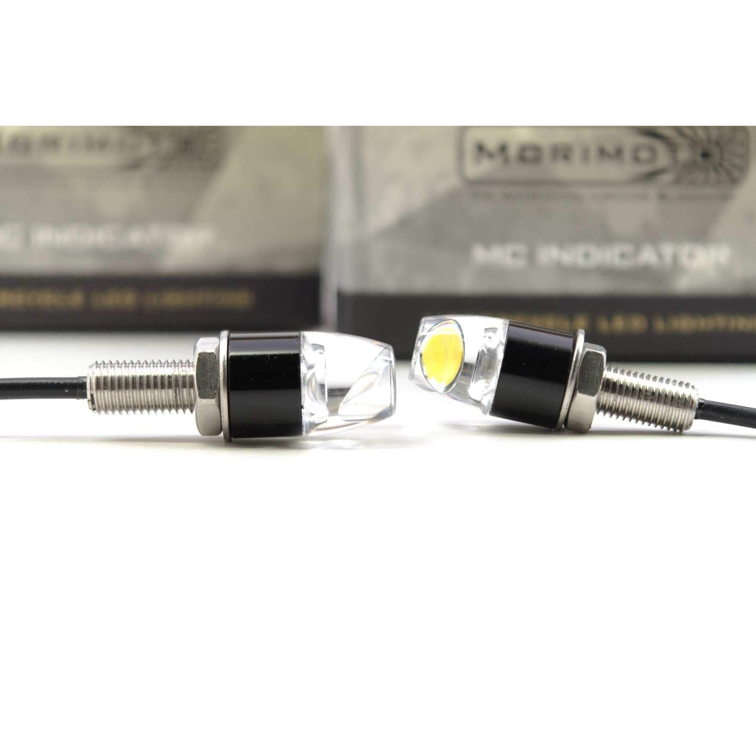 Motorcycle Pindicator Dual Intensity Amber (LED1211)-Lighting Accessories-Morimoto-Dirty Diesel Customs