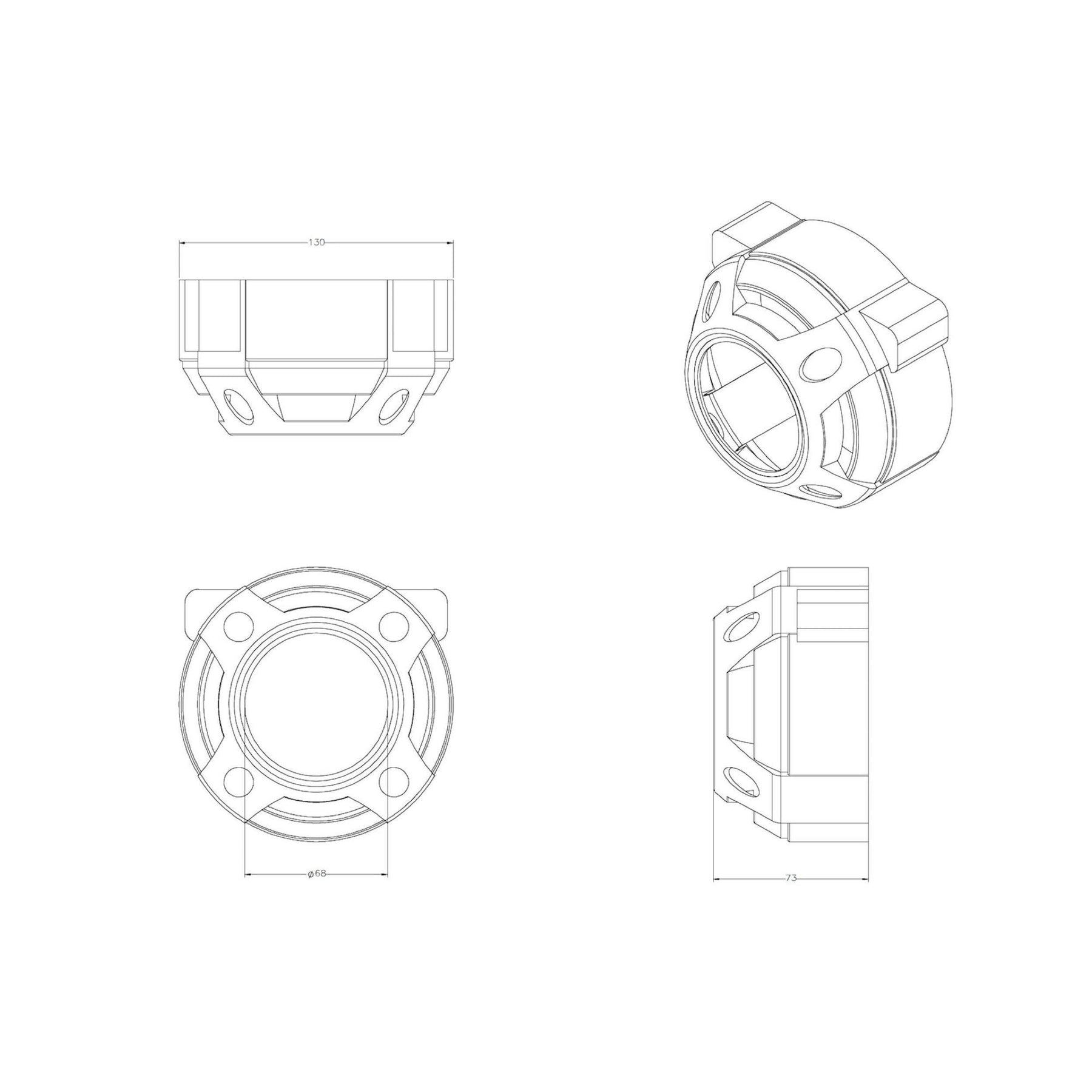 Panamera Shroud (S250)-Lighting Accessories-Morimoto-S250-Dirty Diesel Customs