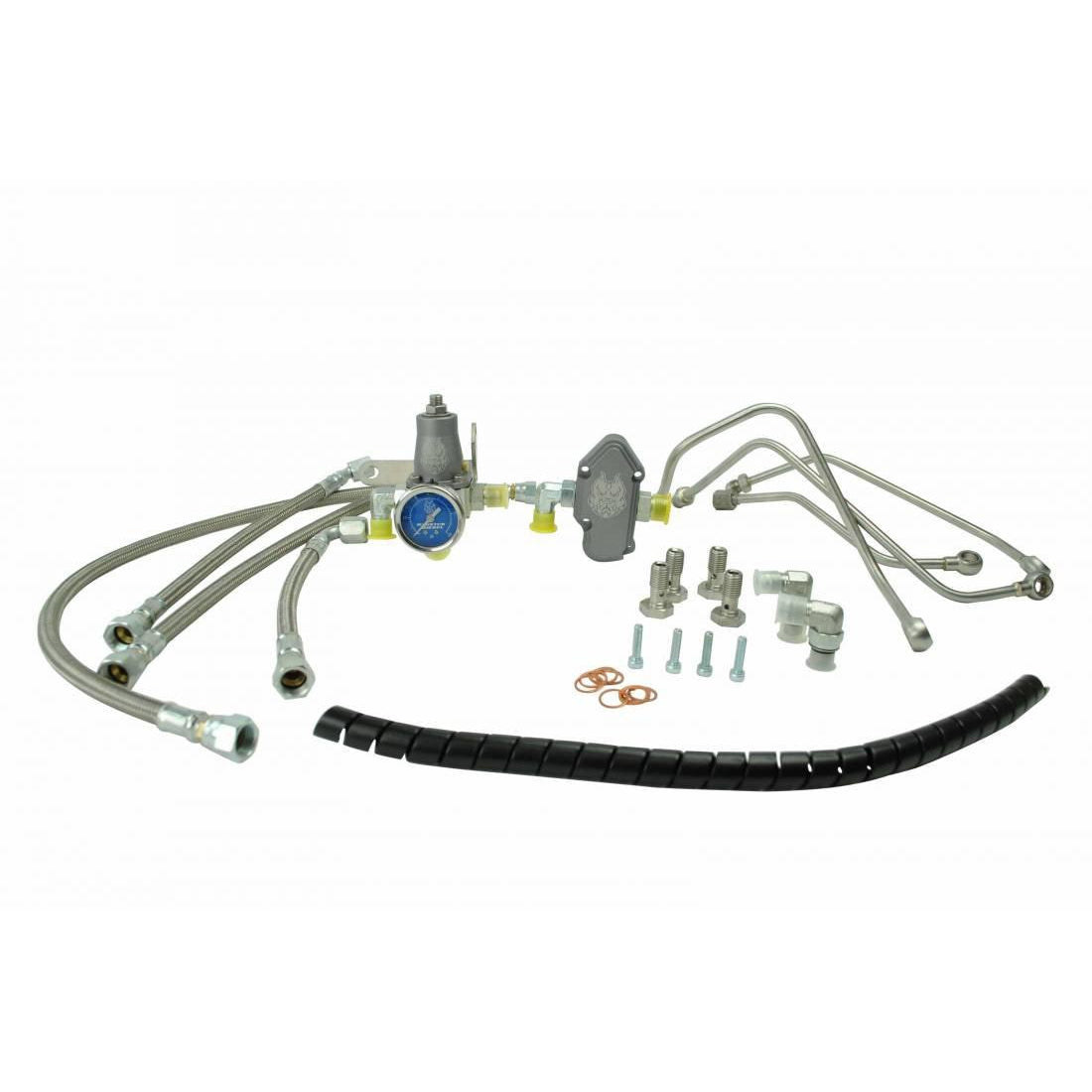 Regulated Fuel Return Kit for Ford Powerstroke 6.0L Gray (SDG-FUELREG-6.0)-Fuel Return Kit-Sinister-Dirty Diesel Customs