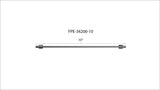 Universal 10" High-Pressure Fuel Line (8mm x 3.5mm Line, M14x1.5 Nuts) (FPE-34200-10)-Fuel Lines-Fleece Performance-Dirty Diesel Customs
