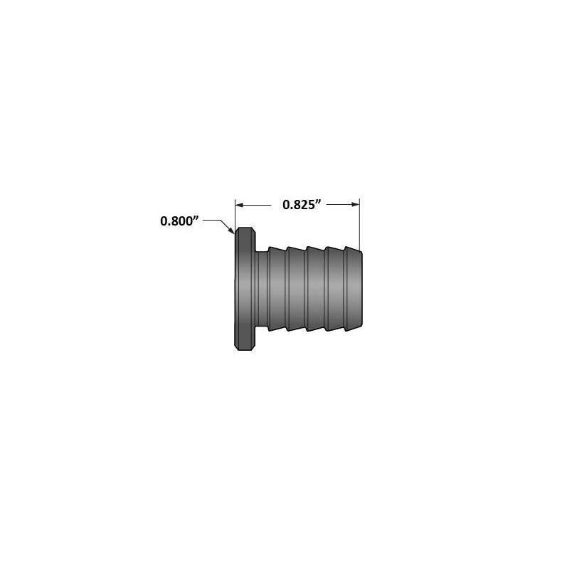 Universal 1/2" Billet Aluminum Universal Block Off Plug (FPE-34071)-Block-Off Plugs-Fleece Performance-FPE-34071-Dirty Diesel Customs