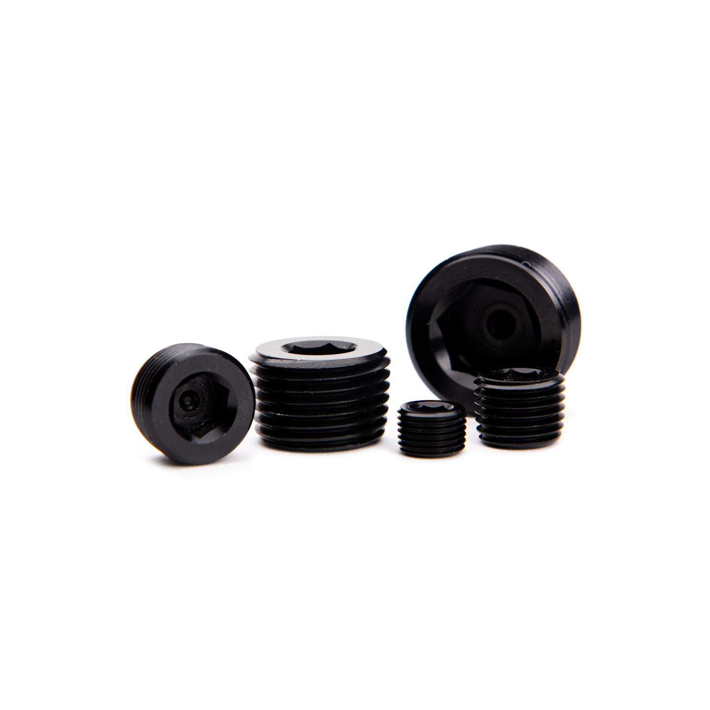Universal 1/2" NPT Hex Socket Plug Black (FPE-NPT-12)-Socket Plug-Fleece Performance-Dirty Diesel Customs