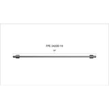 Universal 19" High-Pressure Fuel Line (8mm x 3.5mm Line, M14x1.5 Nuts) (FPE-34200-19)-Fuel Lines-Fleece Performance-Dirty Diesel Customs