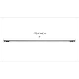 Universal 24" High-Pressure Fuel Line (8mm x 3.5mm Line, M14x1.5 Nuts) (FPE-34200-24)-Fuel Lines-Fleece Performance-Dirty Diesel Customs
