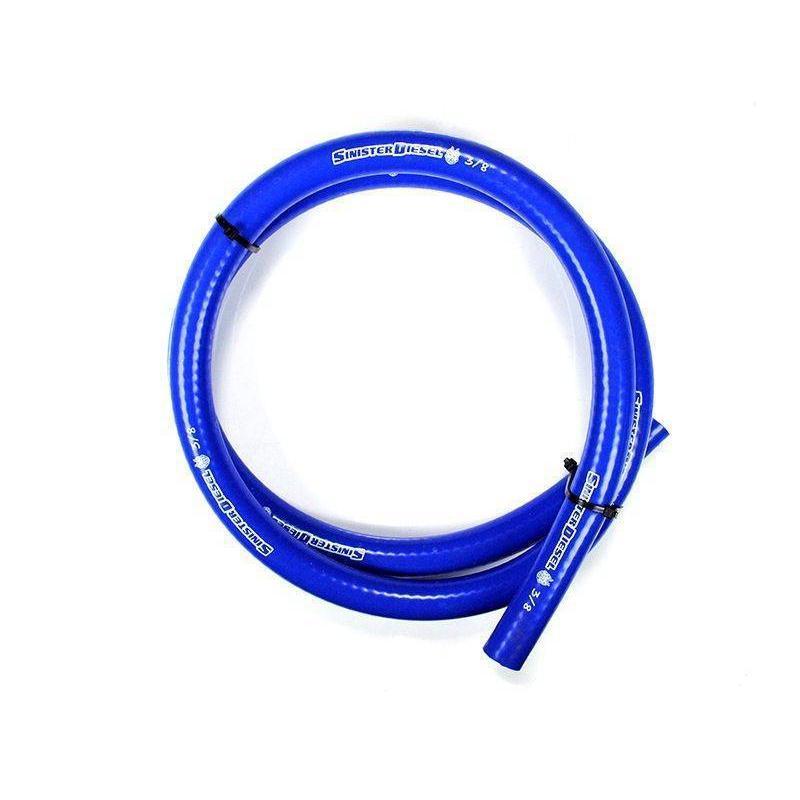 Universal 2ft Blue Silicone Hose 3/8" (SD-HOSE-3/8-2)-Hoses-Sinister-SD-HOSE-3/8-2-Dirty Diesel Customs