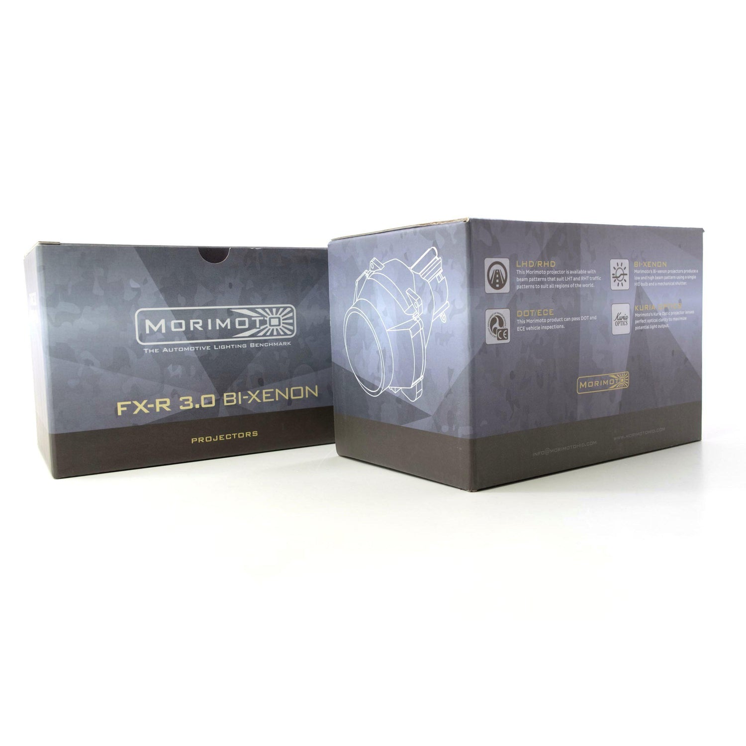 Universal 3" Bi-Xenon LHD Projector (PR70)-Projectors-Morimoto-Dirty Diesel Customs