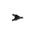 Universal 3/8" Black Anodized Aluminum Y Barbed Fitting (For -6 Pushlock Hose) (FPE-FIT-Y06-BLK)-Fittings-Fleece Performance-Dirty Diesel Customs