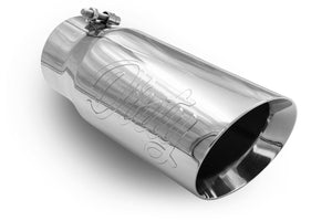 Universal 4 to 5" Dirty Stainless Exhaust Tip (DDC-EXH-A054)-Exhaust Tips-Dirty Diesel Customs-Dirty Diesel Customs