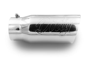 Universal 4 to 5" Dirty Stainless Exhaust Tip (DDC-EXH-A054)-Exhaust Tips-Dirty Diesel Customs-Dirty Diesel Customs