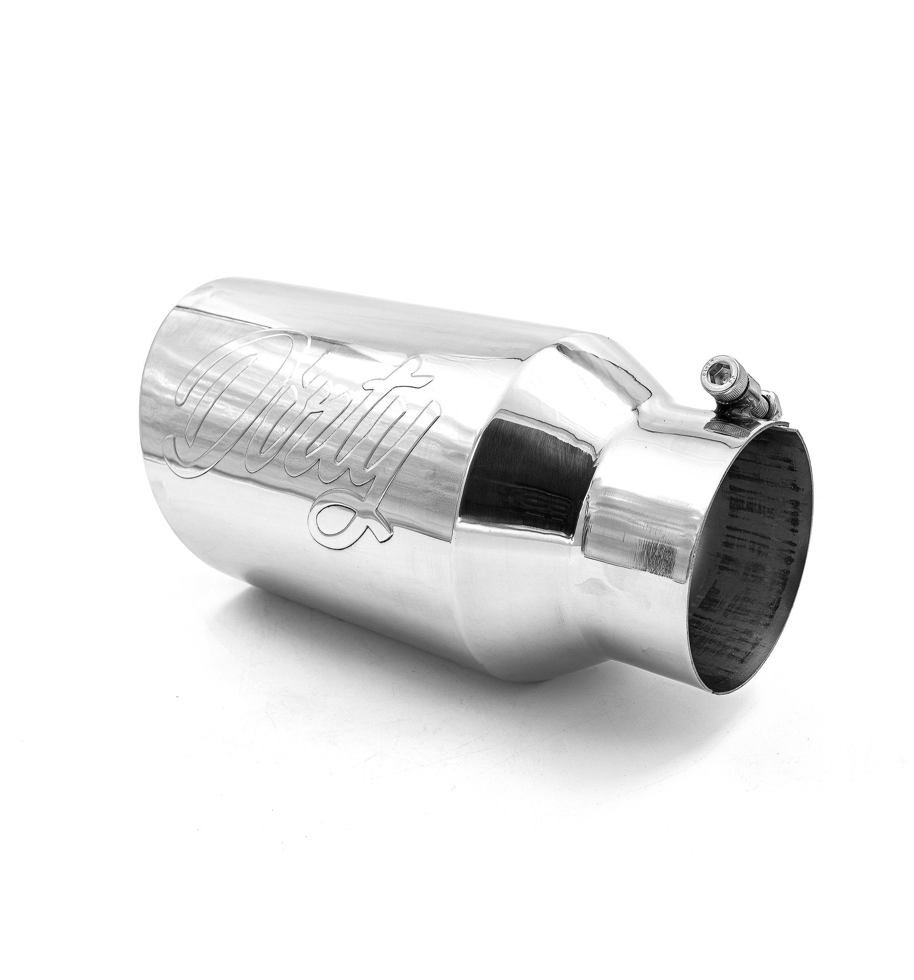 Universal 4 to 6" Dirty Stainless Exhaust Tip (DDC-EXH-A055)-Exhaust Tips-Dirty Diesel Customs-Dirty Diesel Customs