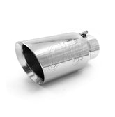 Universal 4 to 6" Dirty Stainless Exhaust Tip (DDC-EXH-A055)-Exhaust Tips-Dirty Diesel Customs-DDC-EXH-A055-Dirty Diesel Customs