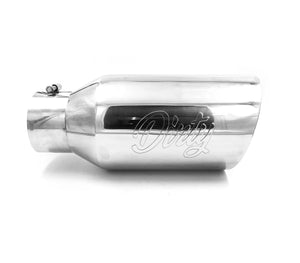 Universal 5-8" Dirty Stainless Exhaust Tip (DDC-EXH-A071)-Exhaust Tips-Dirty Diesel Customs-Dirty Diesel Customs