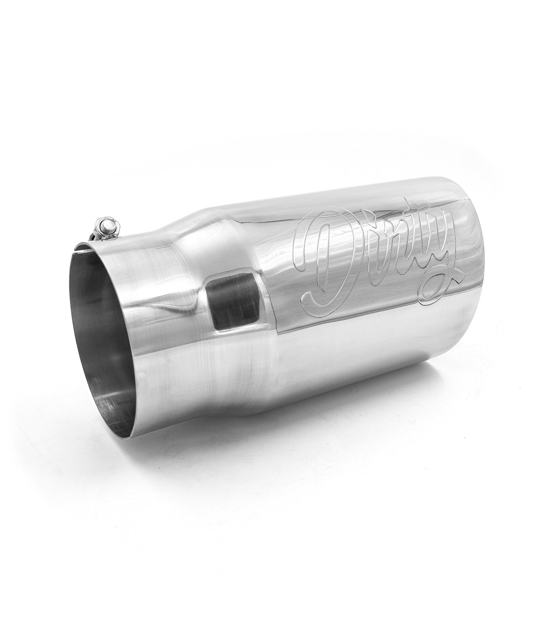 Universal 5 to 6" Dirty Stainless Exhaust Tip (DDC-EXH-A056)-Exhaust Tips-Dirty Diesel Customs-Dirty Diesel Customs