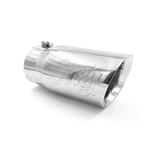 Universal 5 to 6" Dirty Stainless Exhaust Tip (DDC-EXH-A056)-Exhaust Tips-Dirty Diesel Customs-DDC-EXH-A056-Dirty Diesel Customs