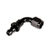 Universal 6" 90 Deg. To Hose Barb Black (FPE-PL-90-06)-Adapters-Fleece Performance-Dirty Diesel Customs