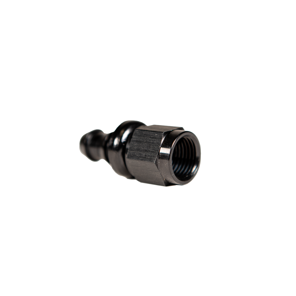 Universal 6" Straight to Hose Barb Black (FPE-PL-00-06)-Hoses-Fleece Performance-Dirty Diesel Customs