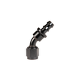 Universal 8" 45 Deg To Hose Barb Black (FPE-PL-45-08)-Adapters-Fleece Performance-Dirty Diesel Customs