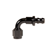 Universal 8" 90 Deg. To Hose Barb Black (FPE-PL-90-08)-Adapters-Fleece Performance-Dirty Diesel Customs