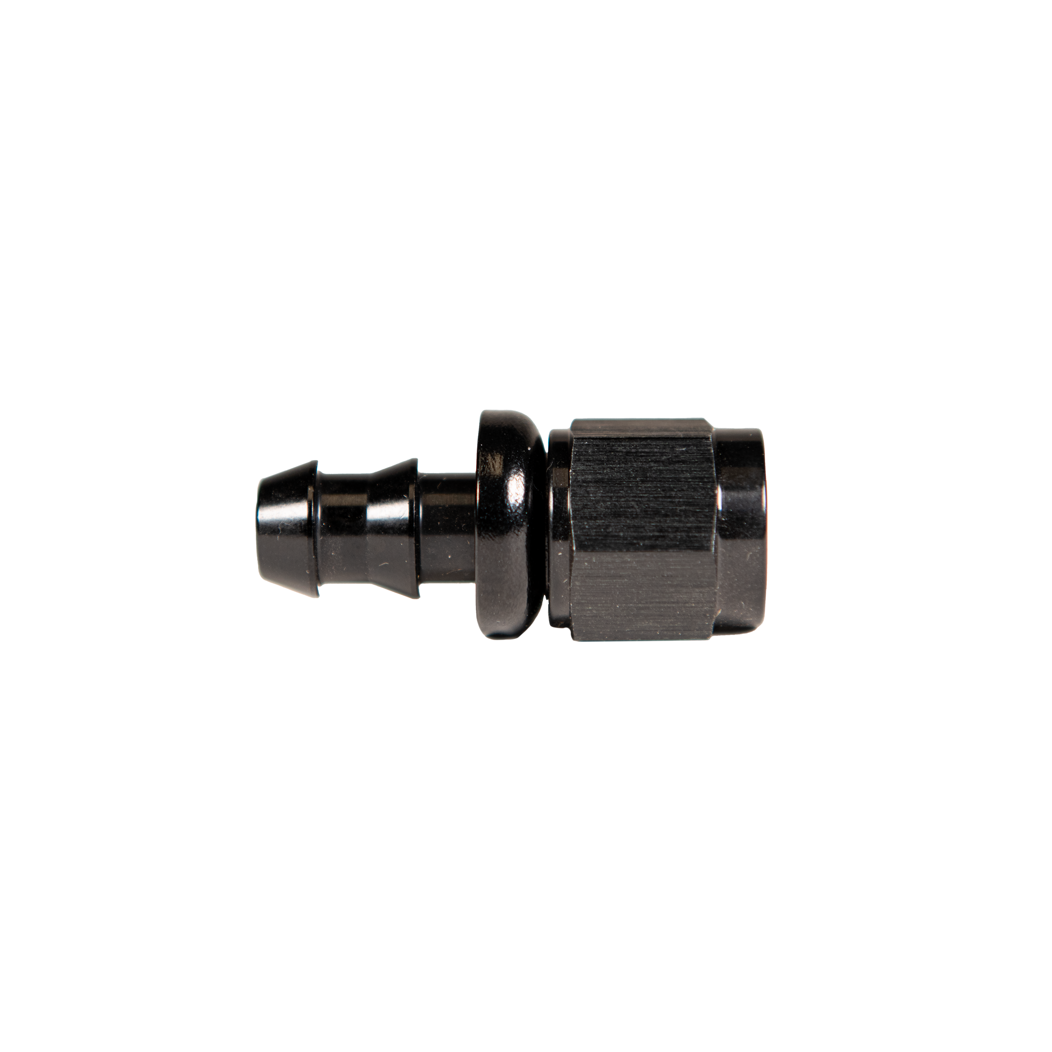 Universal 8" Straight To Hose Barb Black (FPE-PL-00-08)-Adapters-Fleece Performance-Dirty Diesel Customs