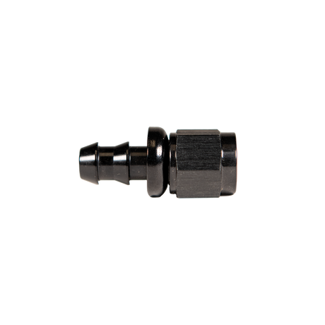 Universal 8" Straight To Hose Barb Black (FPE-PL-00-08)-Adapters-Fleece Performance-Dirty Diesel Customs