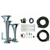 Universal Basic Triple Train Horn Kit (HP10254)-Air Horn Kit-PACBRAKE-HP10254-Dirty Diesel Customs