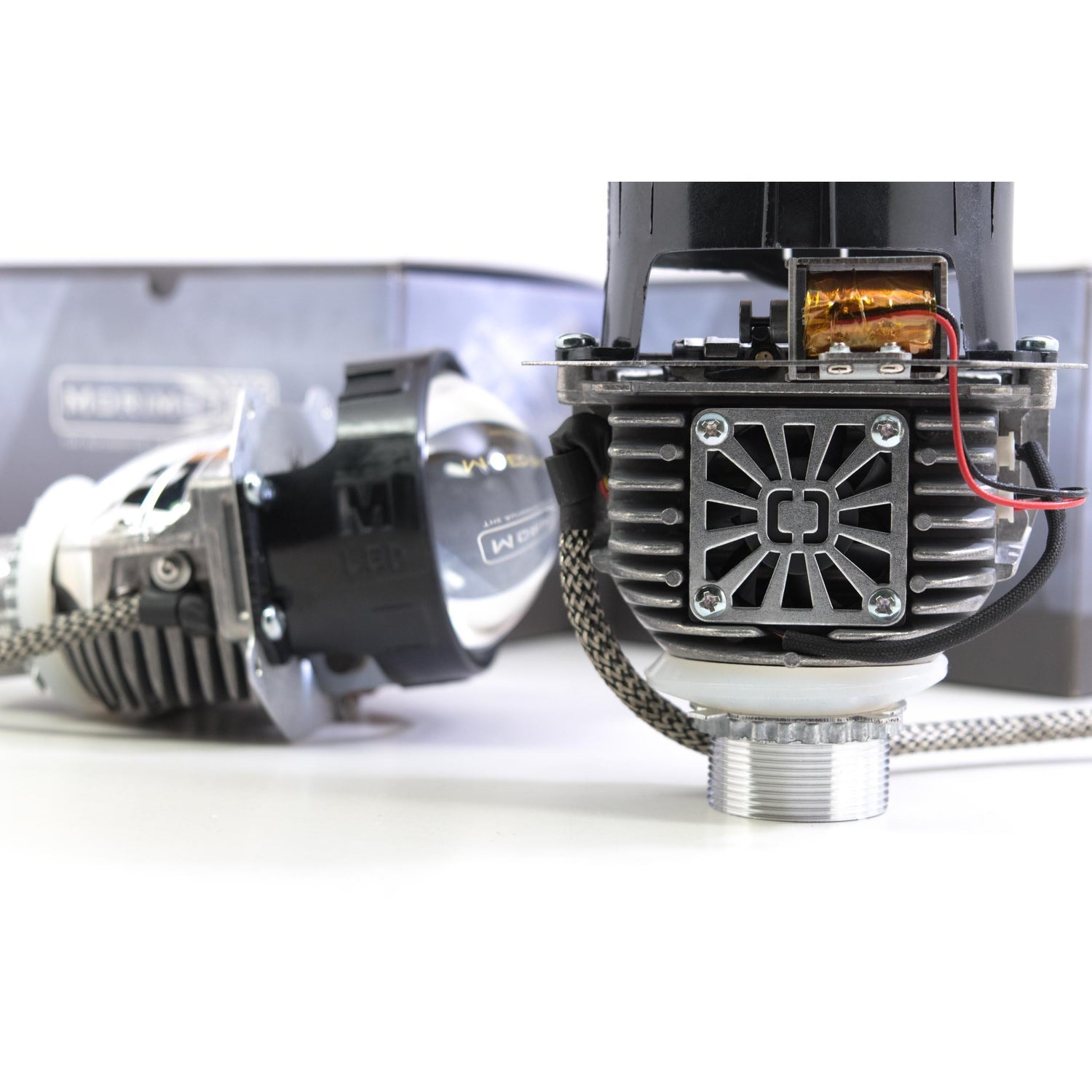 Universal Bi-LED LHD Projectors (PR350)-Projectors-Morimoto-Dirty Diesel Customs