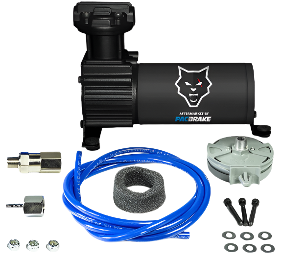 Universal HP325 Series Basic 12V Air Compressor Kit w/ Hardware (HP10142)-Air Compressor-PACBRAKE-HP10142-B-Dirty Diesel Customs