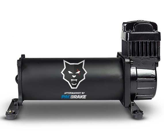 Universal HP425 Series 12V Air Compressor w/ Braided Hose (HP10300)-Air Compressor-PACBRAKE-HP10300-B-Dirty Diesel Customs