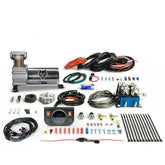 Universal Independent Electric Air Spring In-Cab Control Kit w/ Digital Gauge & Compressor (HP10273)-In-Cab Control Kit-PACBRAKE-HP10273-Dirty Diesel Customs