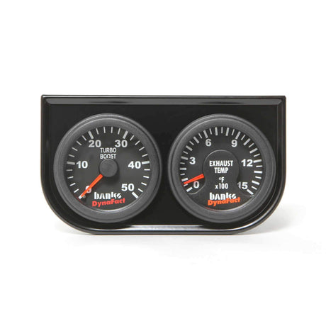 Universal Instrument Assembly Pyrometer & Boost Gauge Kit (64212)-Gauge Kit-Banks Power-64212-Dirty Diesel Customs
