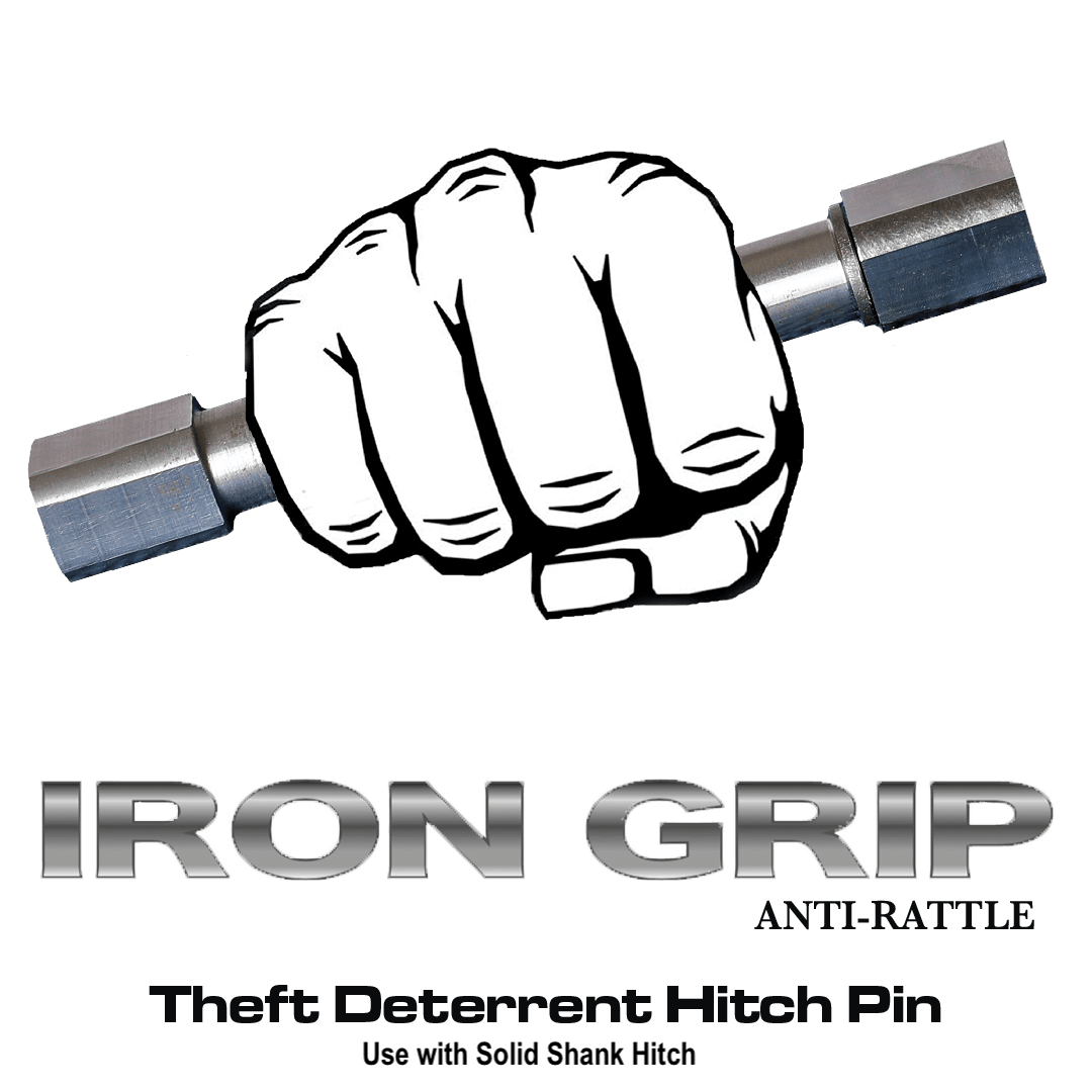 Universal Iron Grip Anti-Rattle Hitch Pin For Solid Shank (GH-021)-Towing Accessories-Gen-Y Hitch-Dirty Diesel Customs