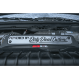 Universal Powered By Dirty Engine Placard-Dress Up-Dirty Diesel Customs-Dirty Diesel Customs
