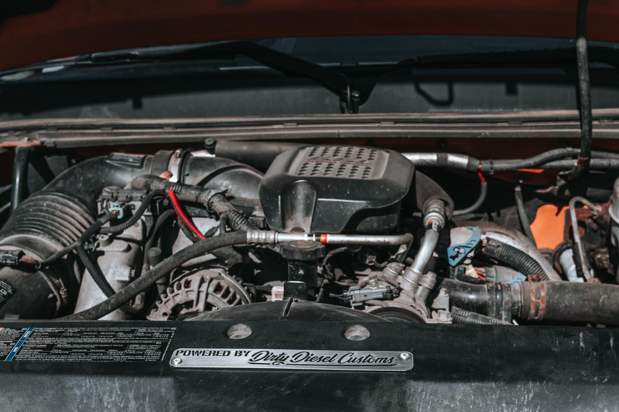 Universal Powered By Dirty Engine Placard-Dress Up-Dirty Diesel Customs-Dirty Diesel Customs