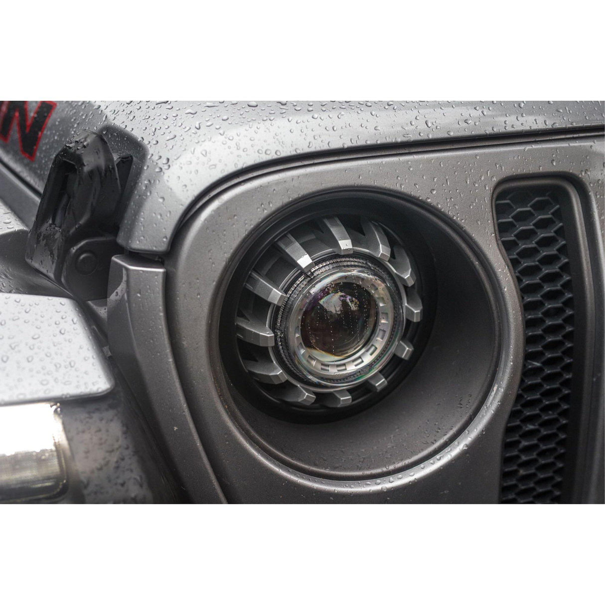 Universal Round Black Sealed Bi-LED 7" (LF354)-LED Bulb-Morimoto-Dirty Diesel Customs