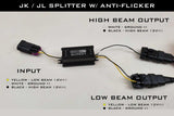 Universal Round Black Sealed Bi-LED 7" (LF354)-LED Bulb-Morimoto-Dirty Diesel Customs